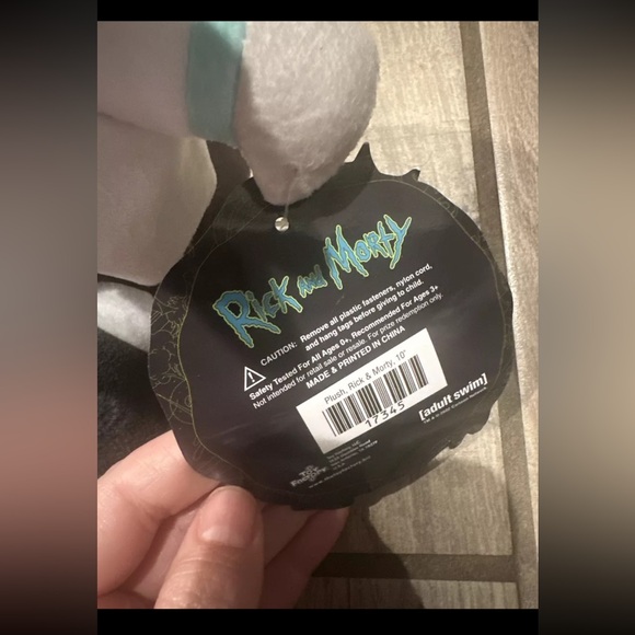 Rick & Morty Rick 10” Plush NWT - Picture 3 of 3
